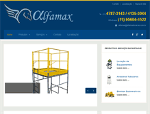 Tablet Screenshot of alfamaxlocacao.com.br